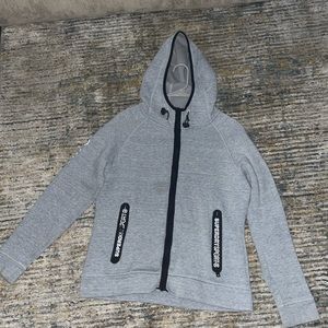 Women’s SuperDry zip-up jacket with hood size XL
